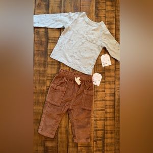 Little Co. by Lauren Conrad Long sleeve corduroy pants bundle